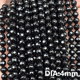Facettenperlen aus schwarzem Achat Bild7